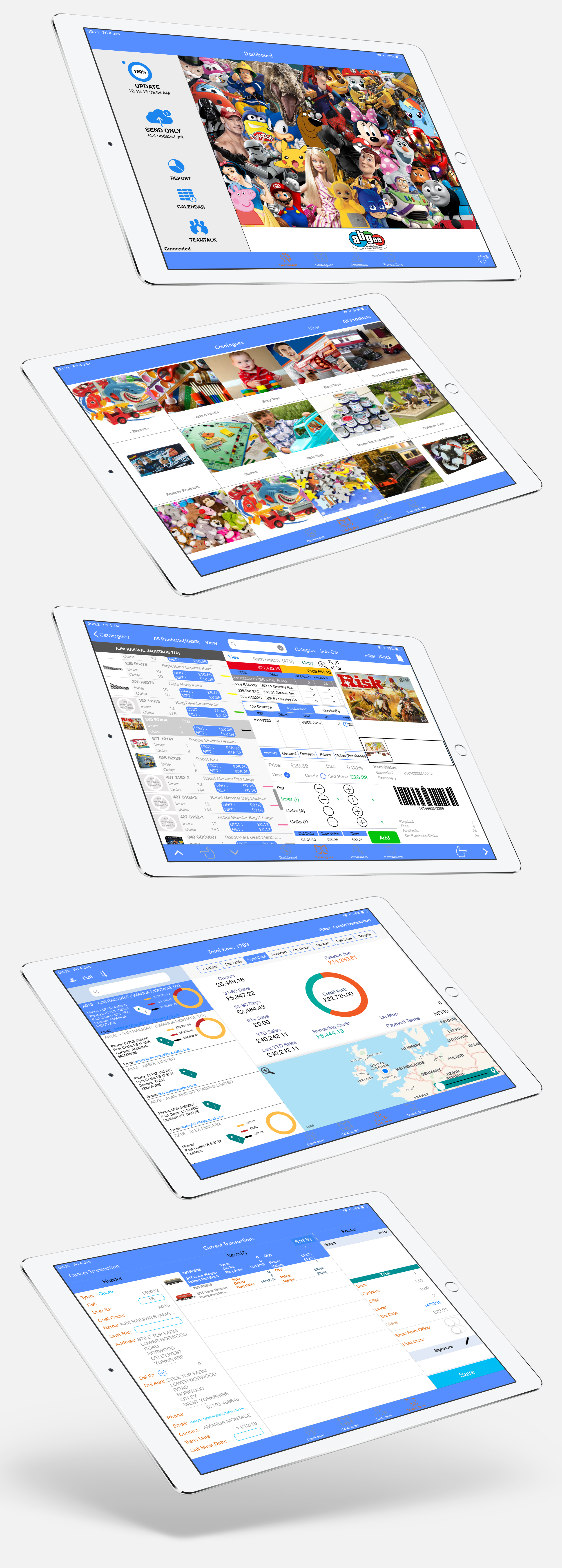 Sales Rep iPad App
